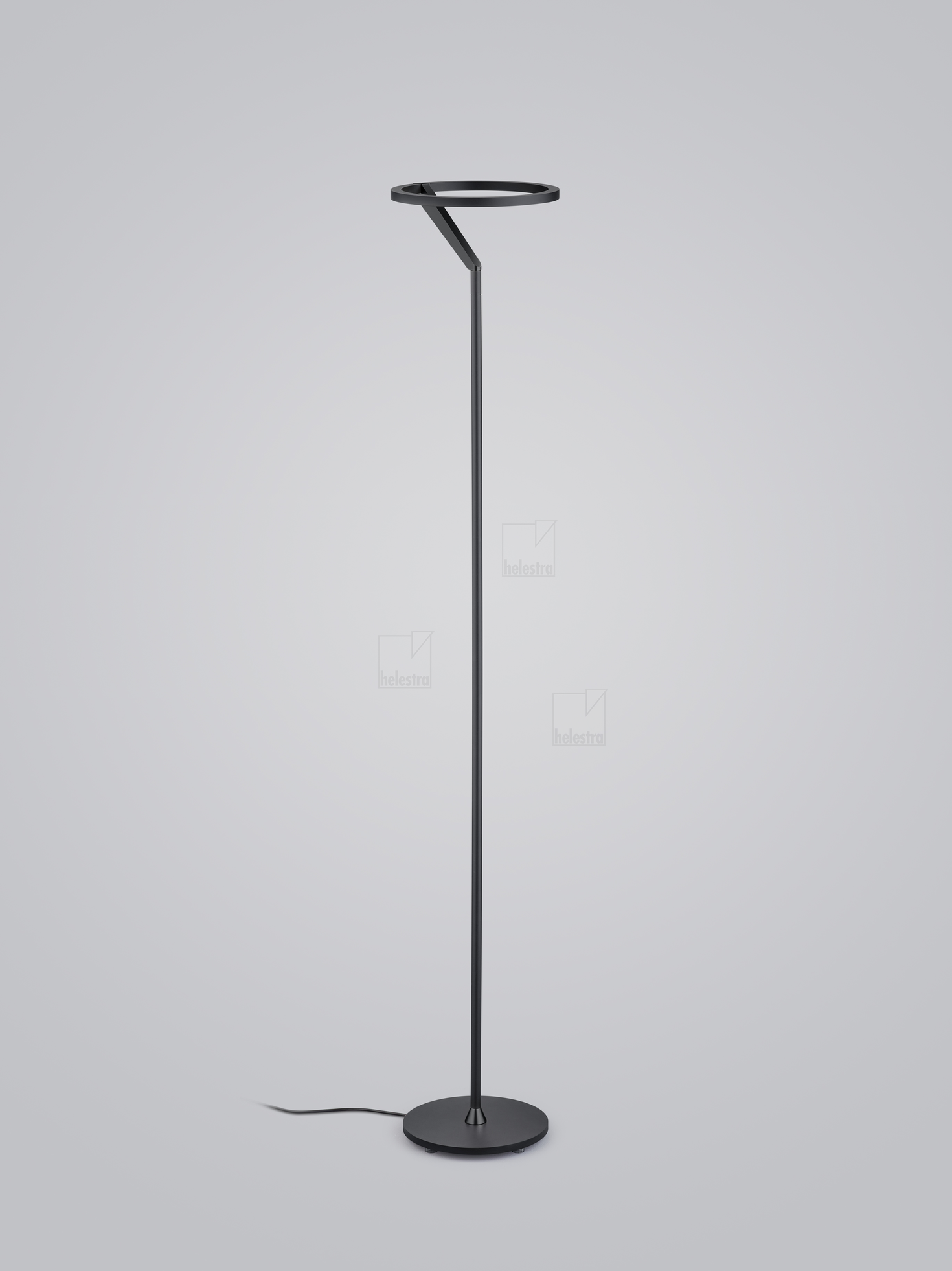 Helestra CHAZ  Stehleuchte Aluminium mattschwarz