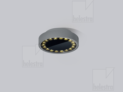 Helestra BICA  Deckenleuchte Aluminium-Guss graphit