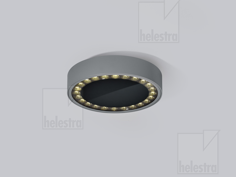 Helestra BICA  Deckenleuchte Aluminium-Guss graphit