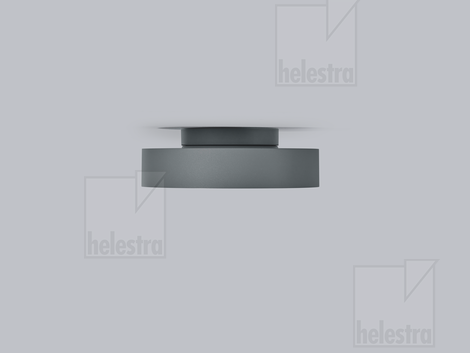Helestra BICA  Deckenleuchte Aluminium-Guss graphit