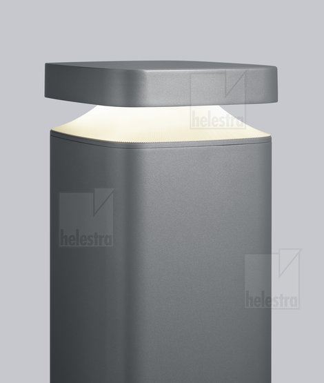 Helestra BICA  Pollerleuchte Aluminium-Guss graphit