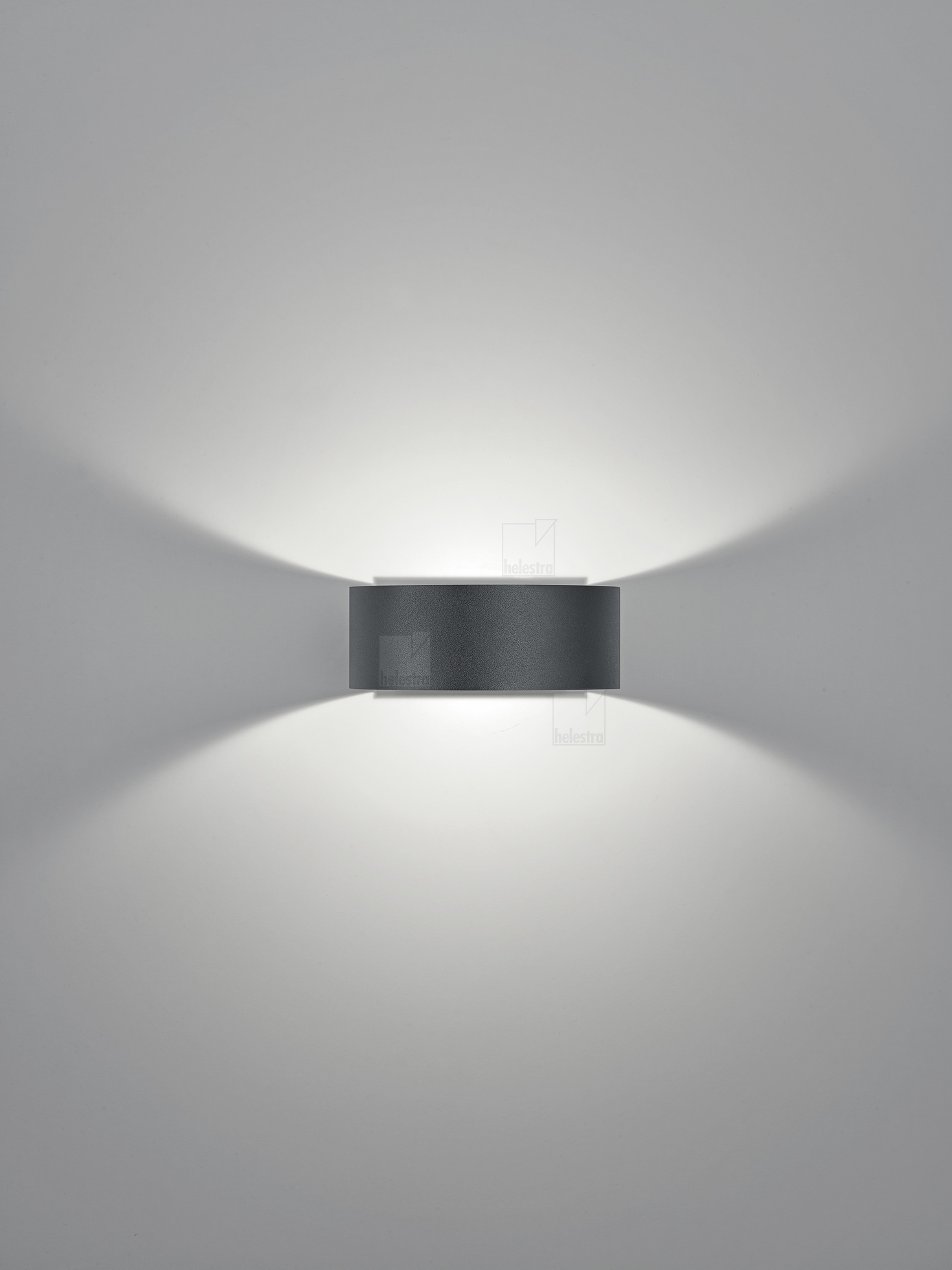 Helestra FOSCA  Wandleuchte Aluminium mattschwarz