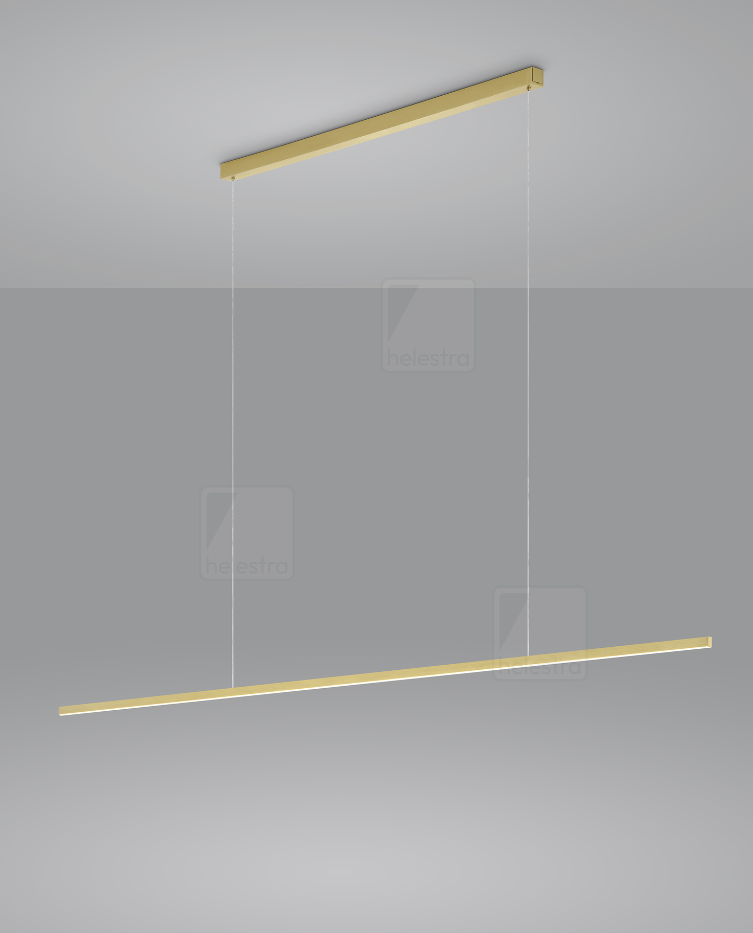 Helestra LOOPY  Pendelleuchte Aluminium mattgold