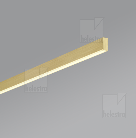 Helestra LOOPY  Pendelleuchte Aluminium mattgold