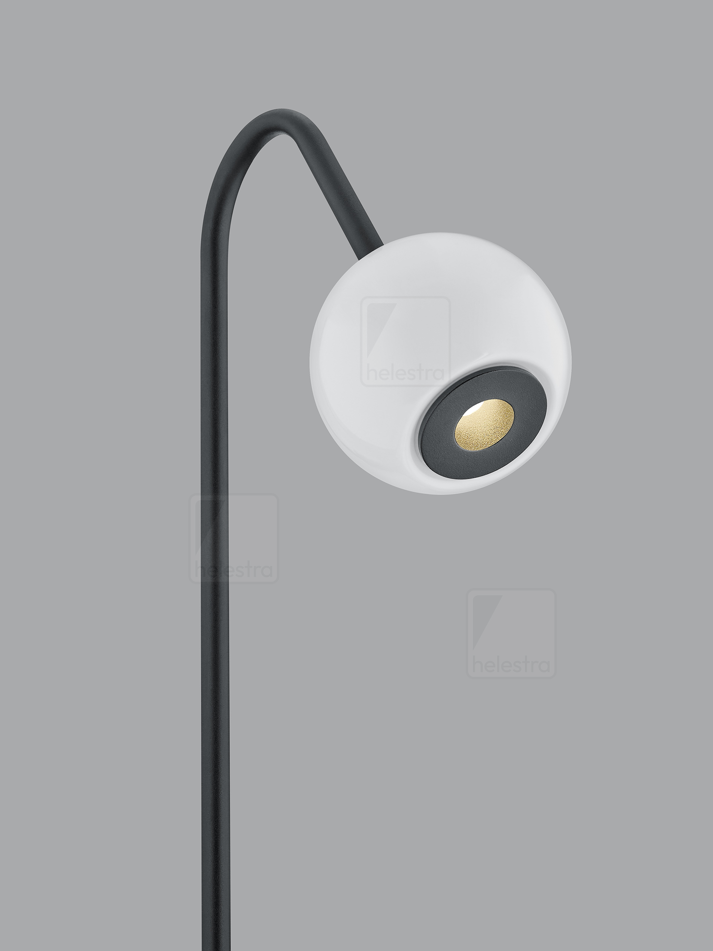 Helestra BONO  lampadaire aluminium noir mat