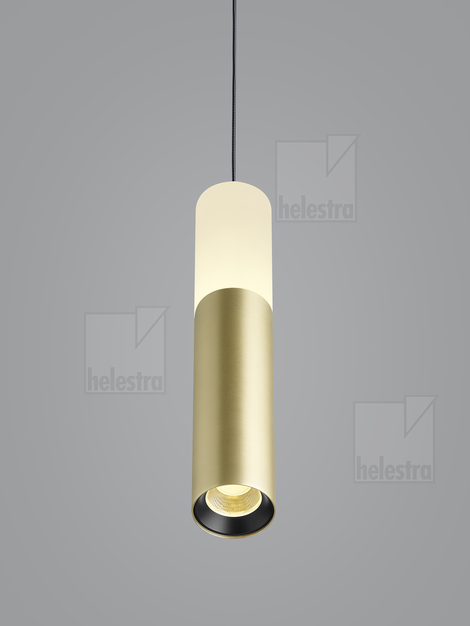 Helestra LIDOS  Pendelleuchte Aluminium schwarz - gold