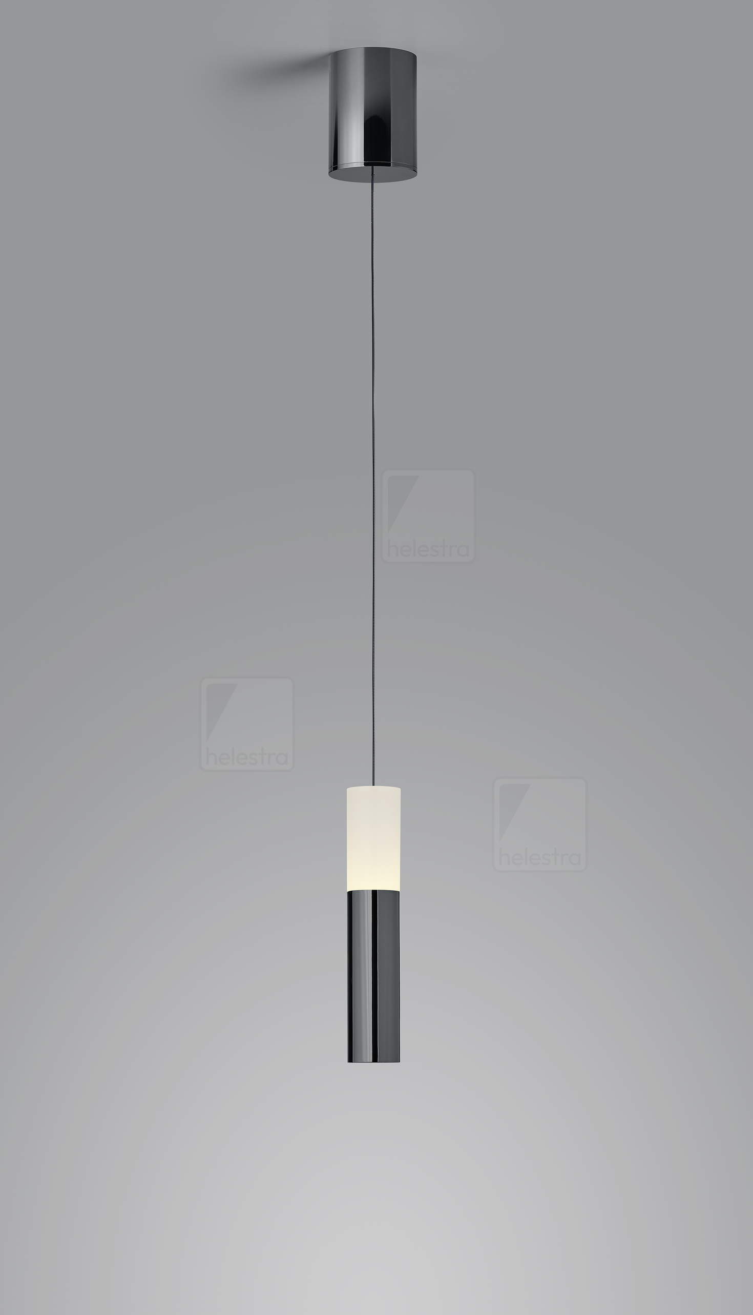 Helestra LIDOS  Pendelleuchte Aluminium schwarzchrom