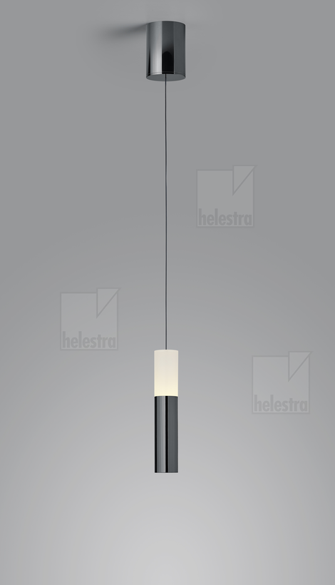 Helestra LIDOS  Pendelleuchte Aluminium schwarzchrom