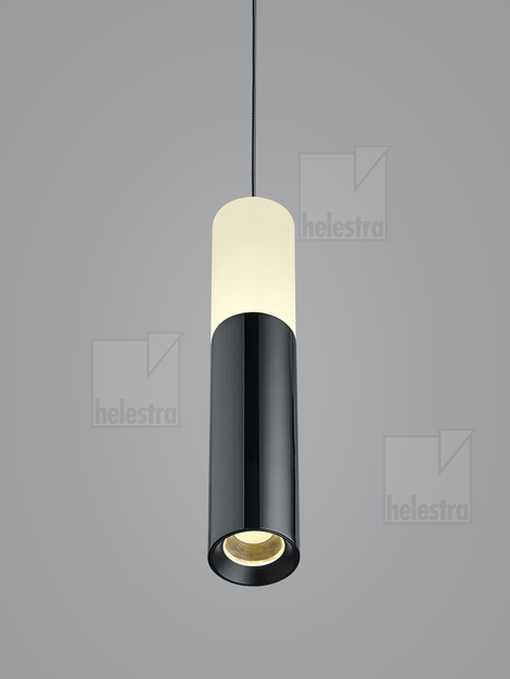 Helestra LIDOS  Pendelleuchte Aluminium schwarzchrom
