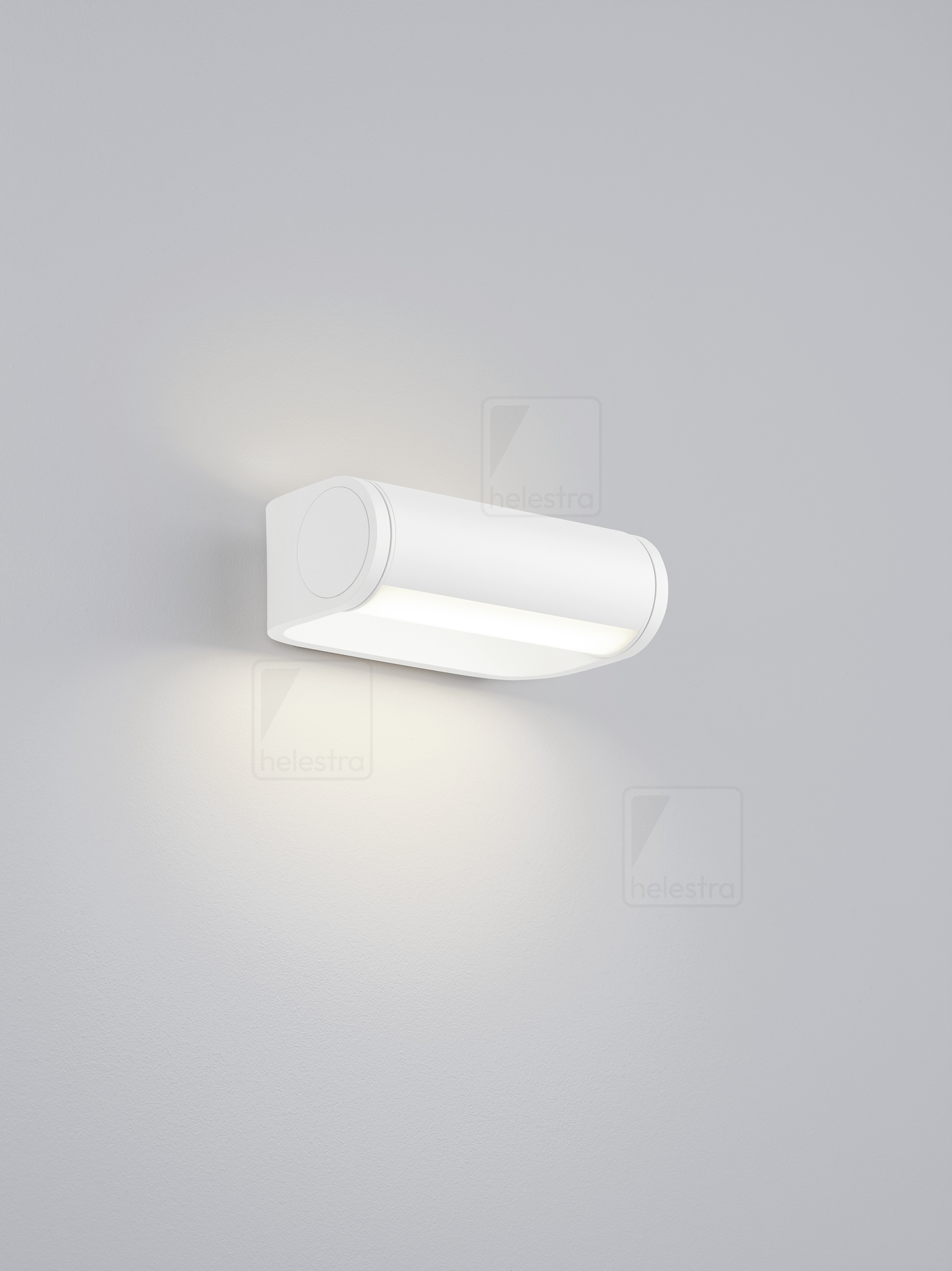 Helestra LUZ  wall luminaire aluminium mat white