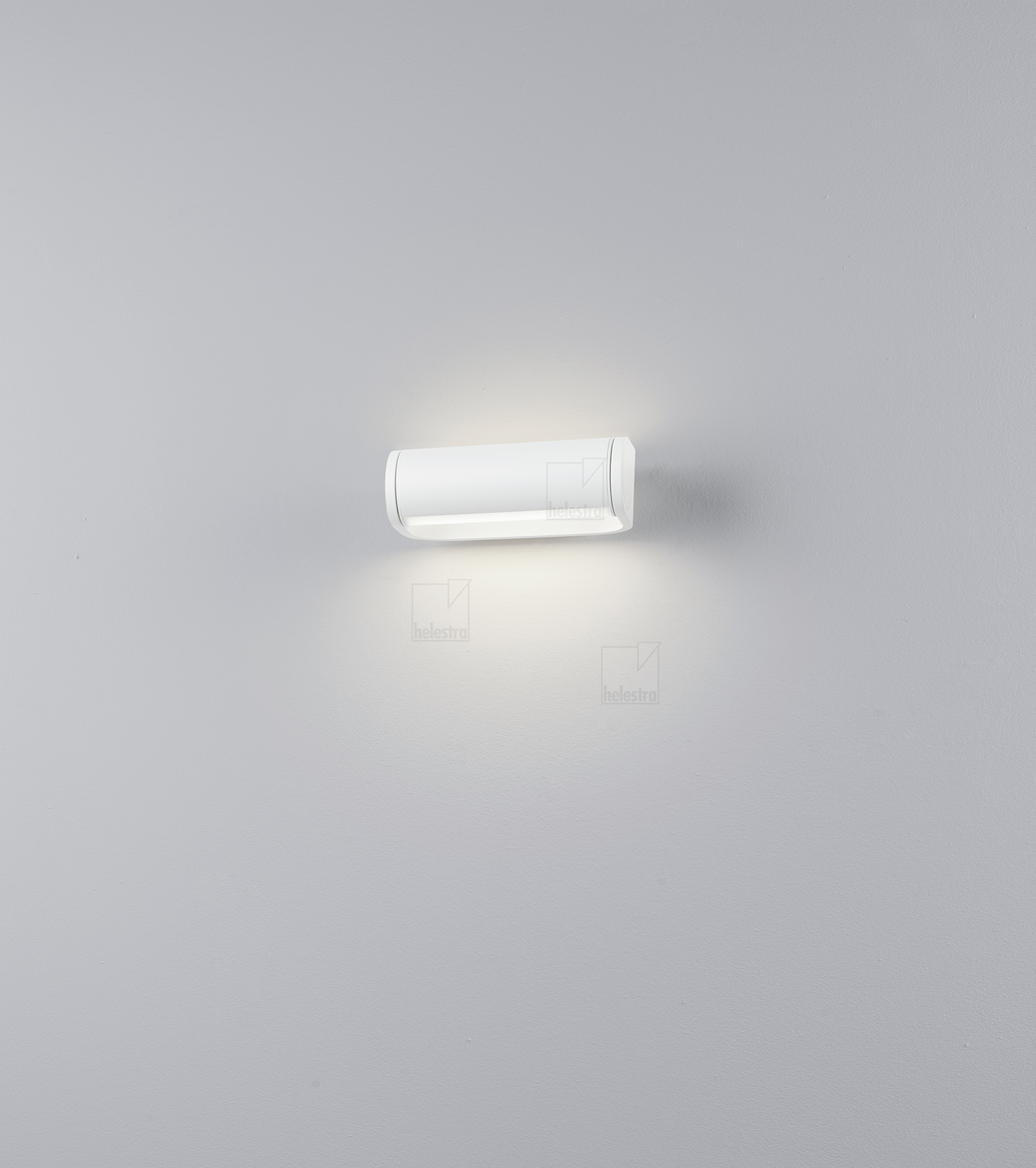 Helestra LUZ  applique aluminium blanc mat