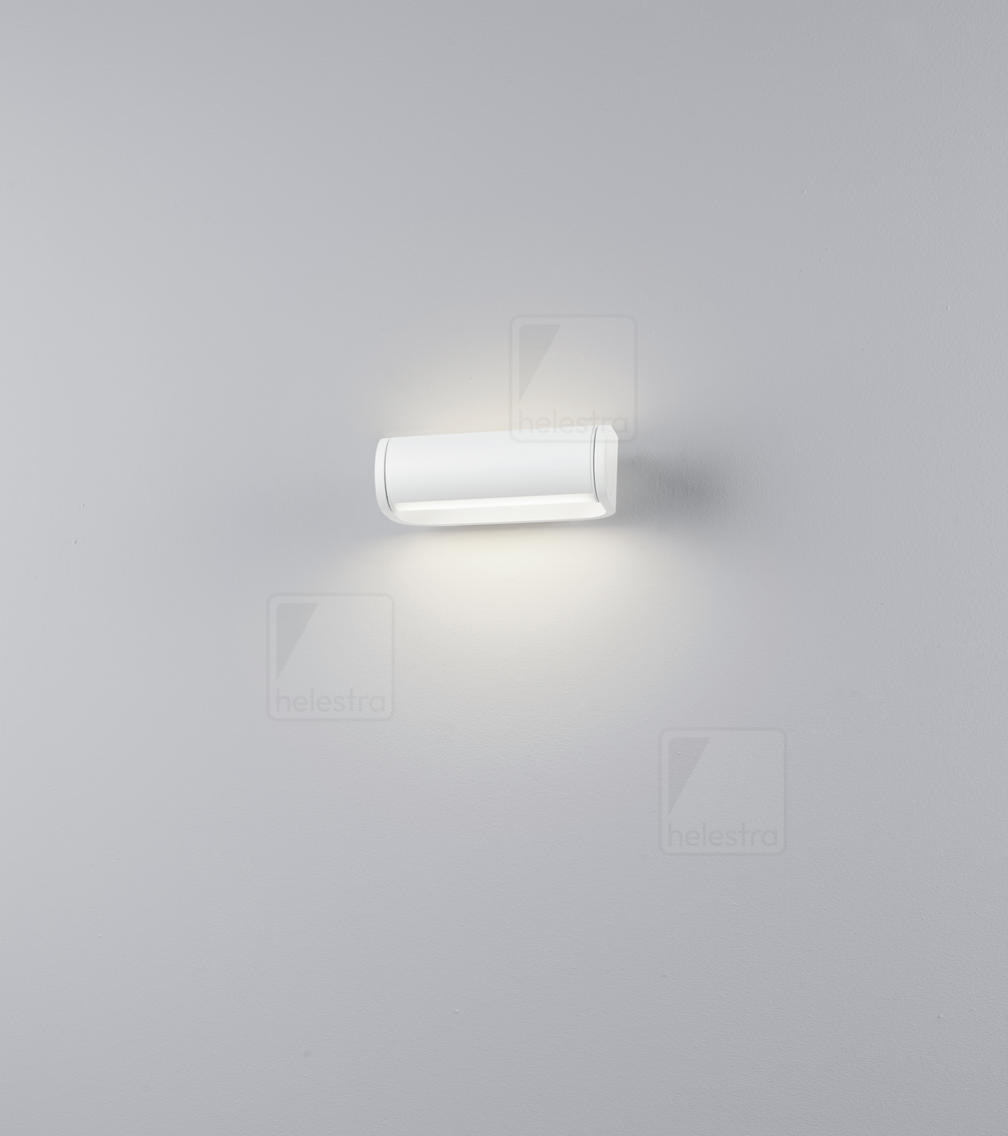Helestra LUZ  wall luminaire aluminium mat white