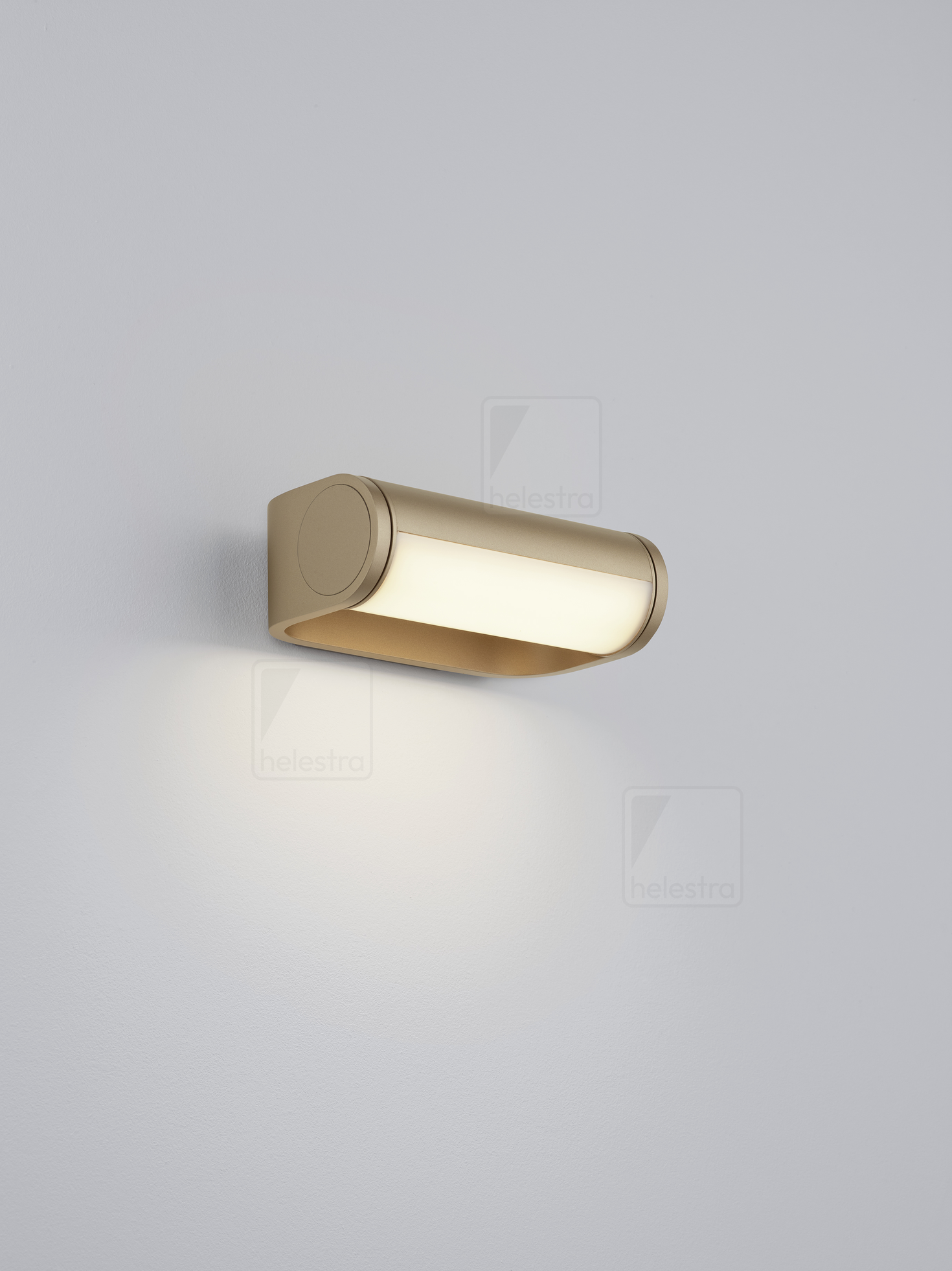 Helestra LUZ  wall luminaire aluminium coffee