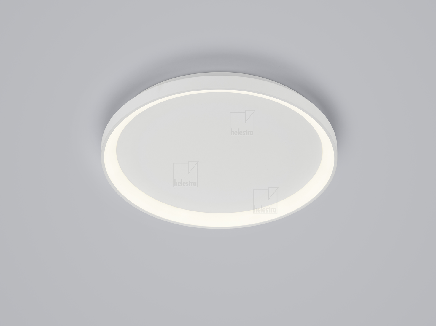 Helestra MORI  Plafonnier Acier blanc mat