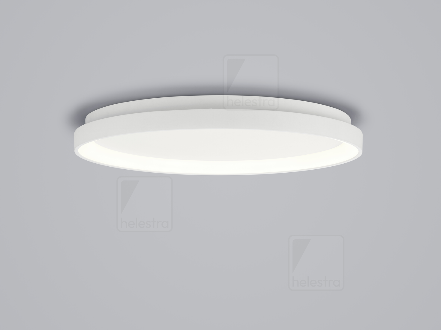 Helestra MORI  ceiling luminaire steel mat white