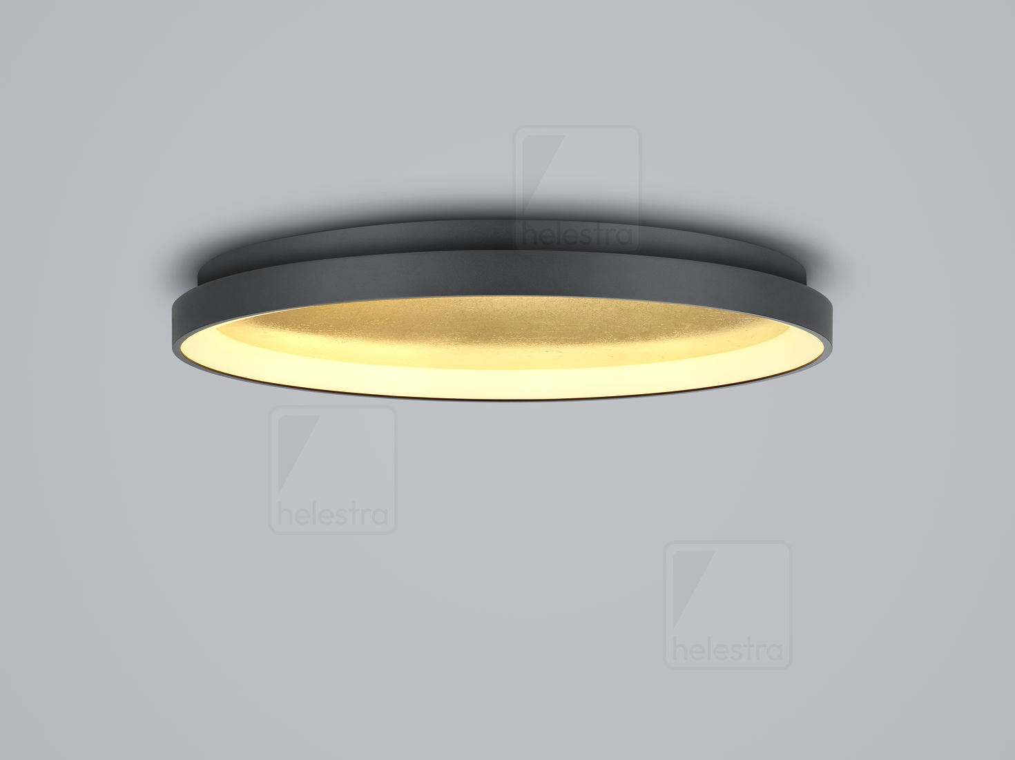 Helestra MORI  Deckenleuchte Stahl schwarz - gold