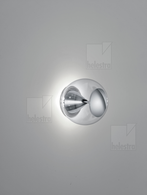 Helestra PINO applique / plafonnier aluminium chrome