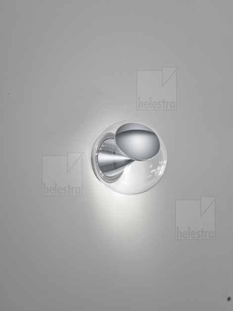 Helestra PINO applique / plafonnier aluminium chrome