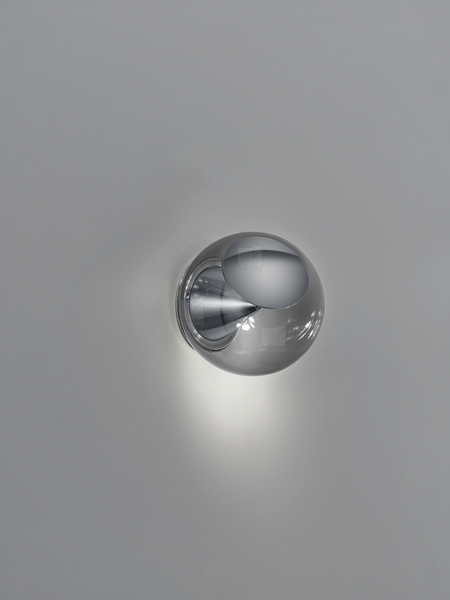 Helestra PINO  Wandleuchte Deckenleuchte Aluminium chrom