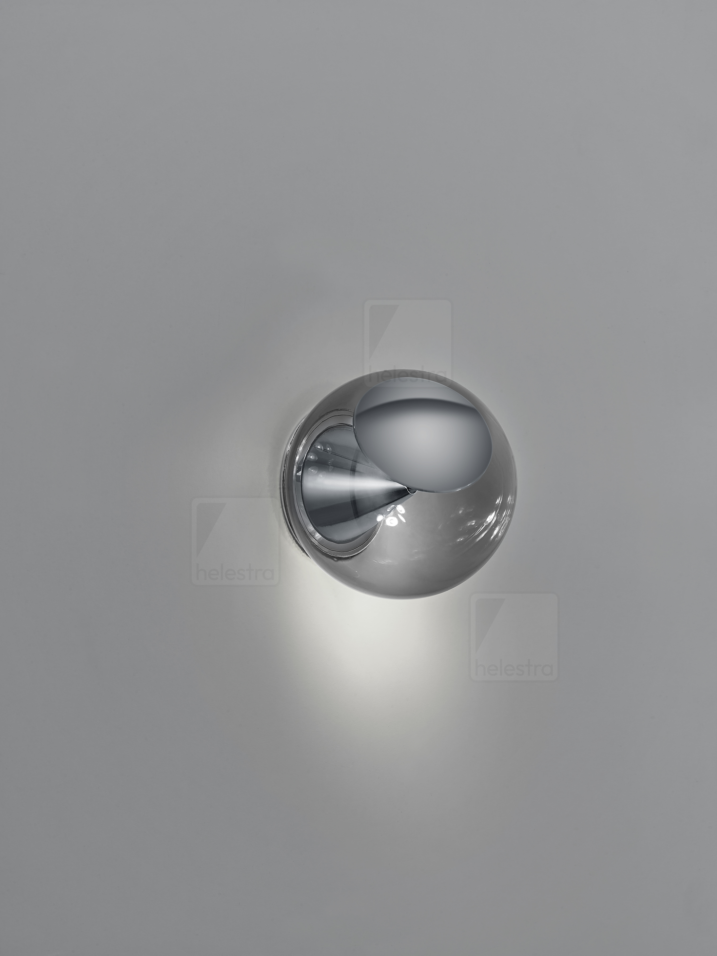 Helestra PINO  Wandleuchte Deckenleuchte Aluminium chrom
