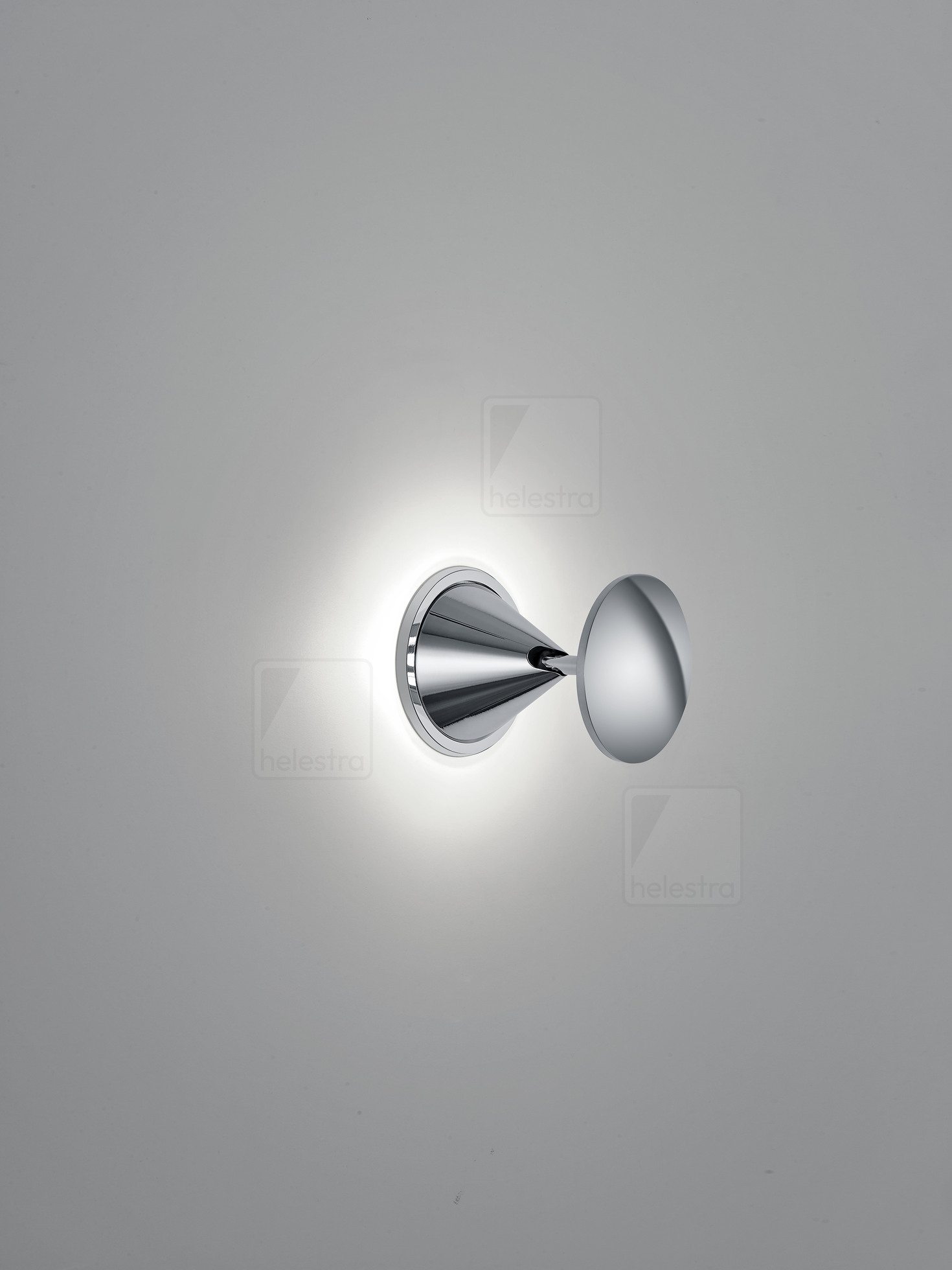 Helestra PINO  Wandleuchte Deckenleuchte Aluminium chrom