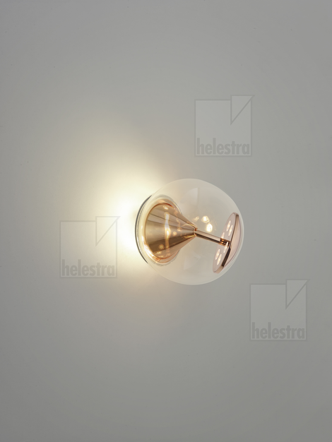 Helestra PINO applique / plafonnier aluminium Or rose