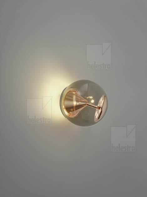 Helestra PINO applique / plafonnier aluminium Or rose