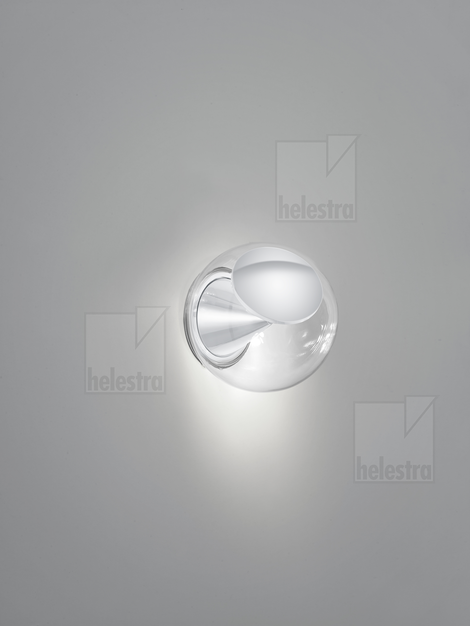 Helestra PINO applique / plafonnier aluminium blanc brillant 