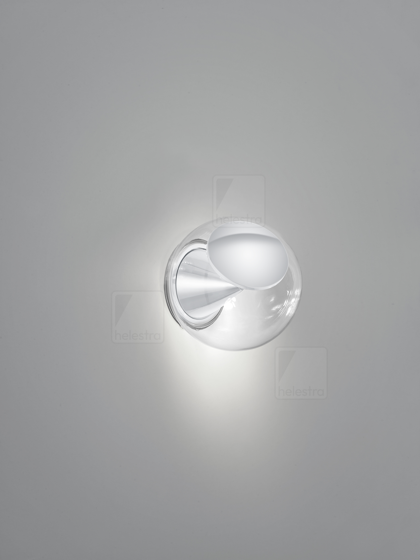 Helestra PINO  Wandleuchte Deckenleuchte Aluminium glanzweiß