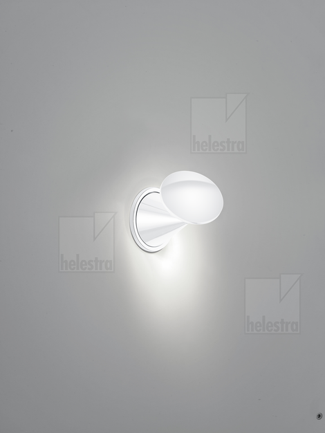 Helestra PINO applique / plafonnier aluminium blanc brillant 