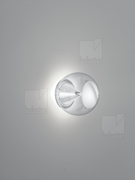 Helestra PINO applique / plafonnier aluminium blanc brillant 