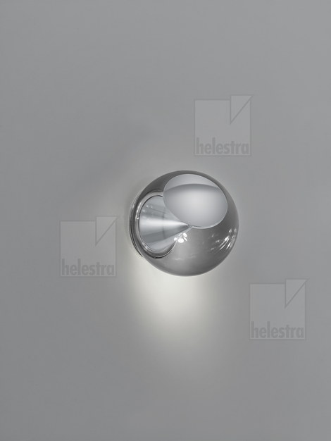 Helestra PINO applique / plafonnier aluminium blanc brillant 