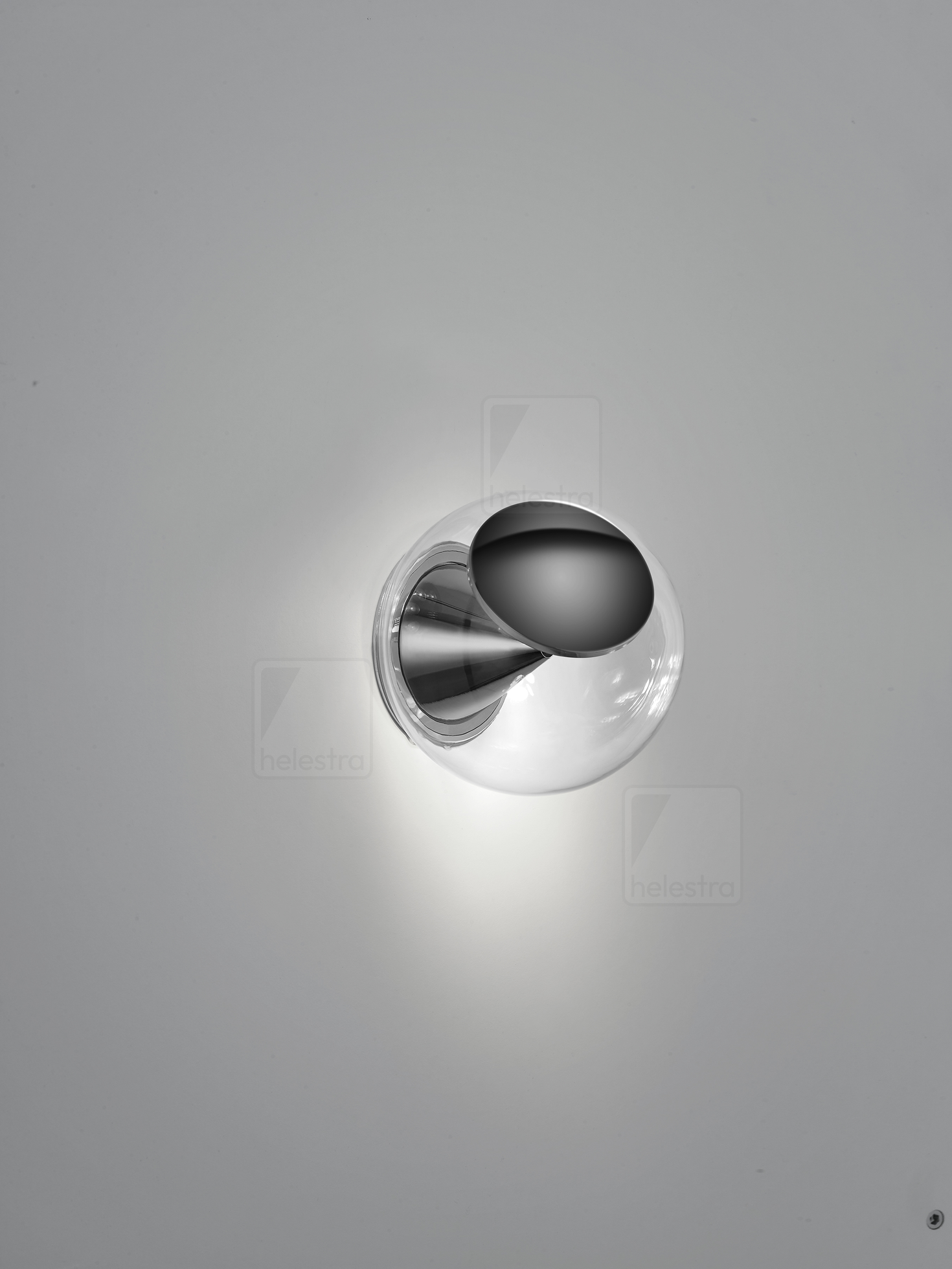 Helestra PINO  wall luminaire ceiling luminaire aluminium black chrome