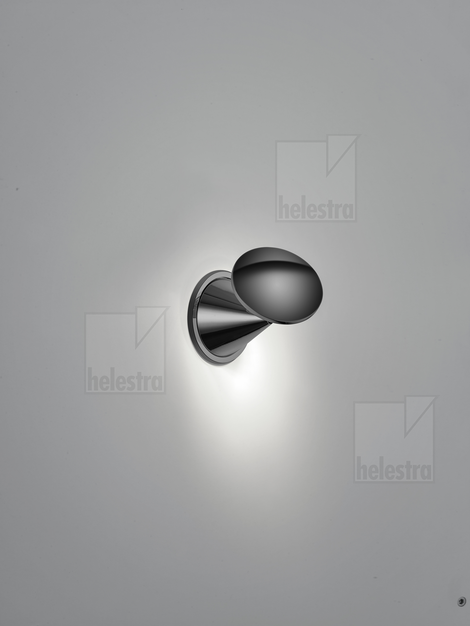 Helestra PINO applique / plafonnier aluminium noir-chrome