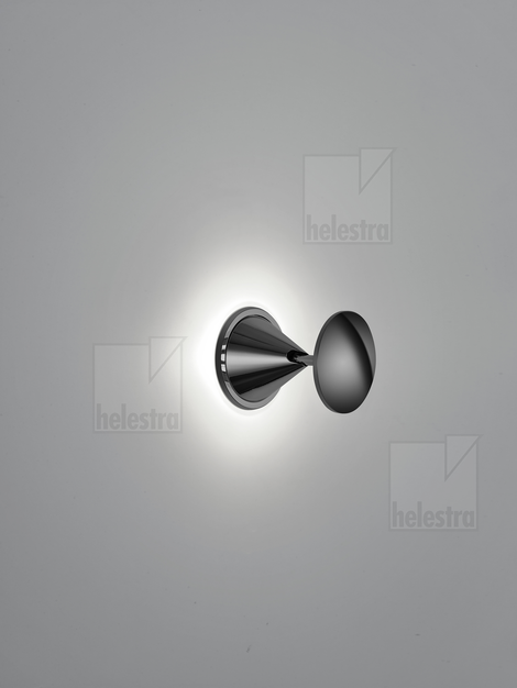 Helestra PINO applique / plafonnier aluminium noir-chrome