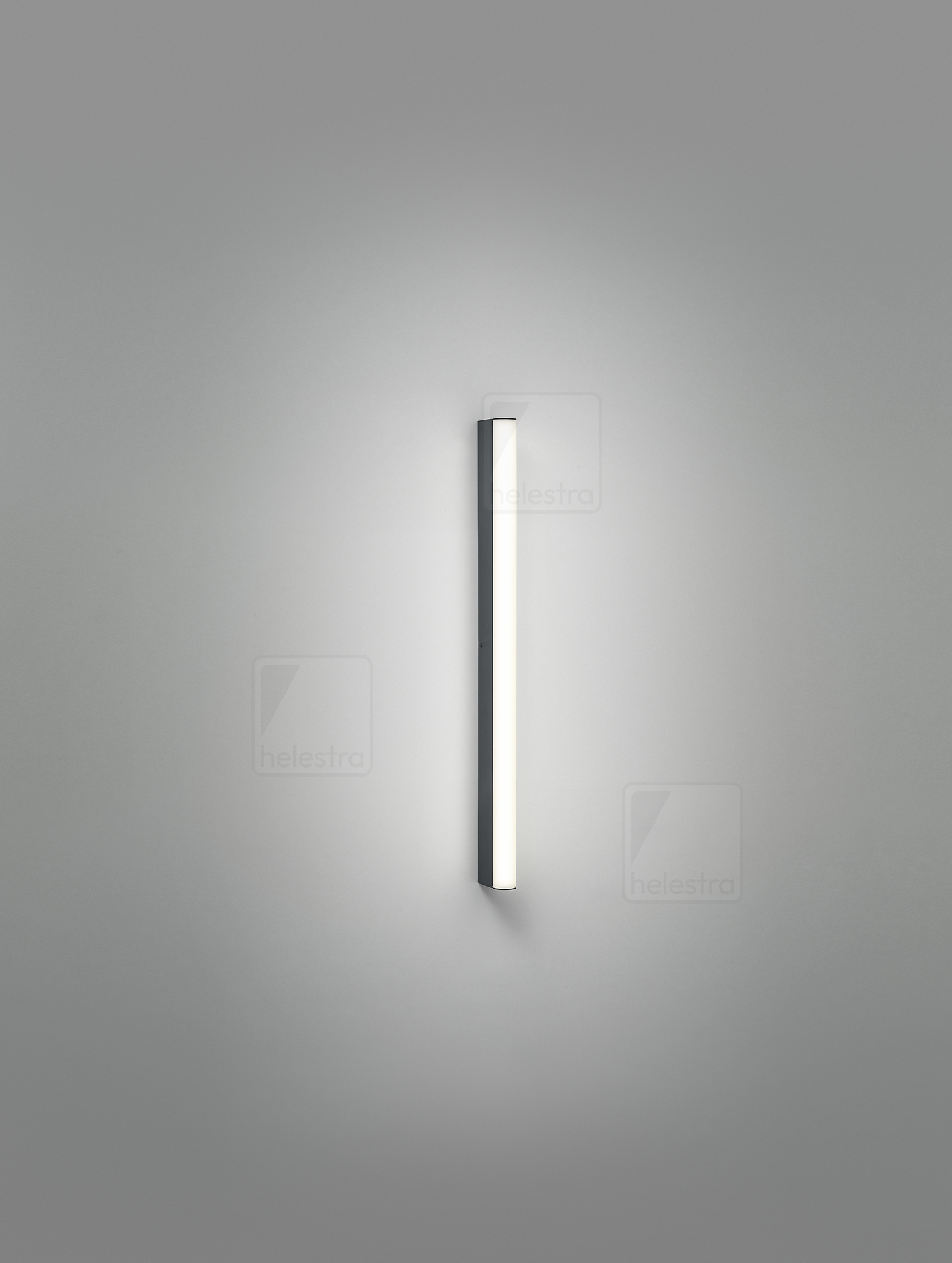 Helestra PONTO-S  lampada a parete alluminio nero opaco