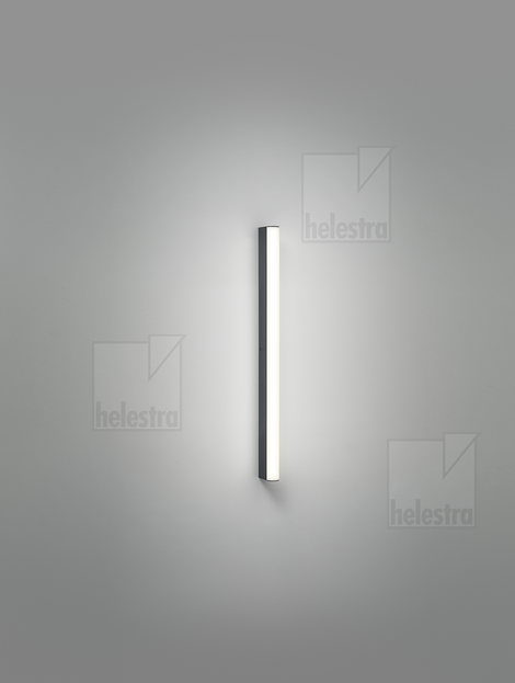 Helestra PONTO-S  Wandleuchte Aluminium mattschwarz