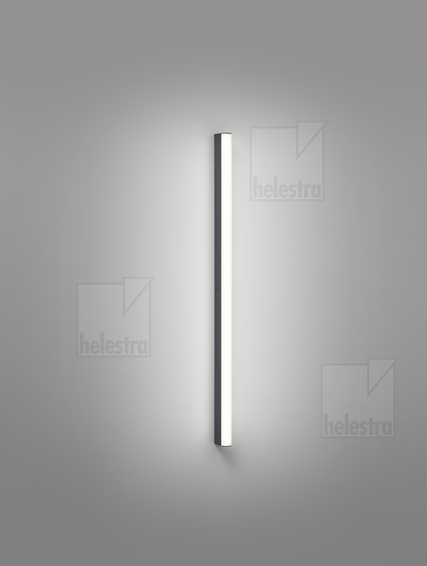 Helestra PONTO-S  Wandleuchte Aluminium mattschwarz