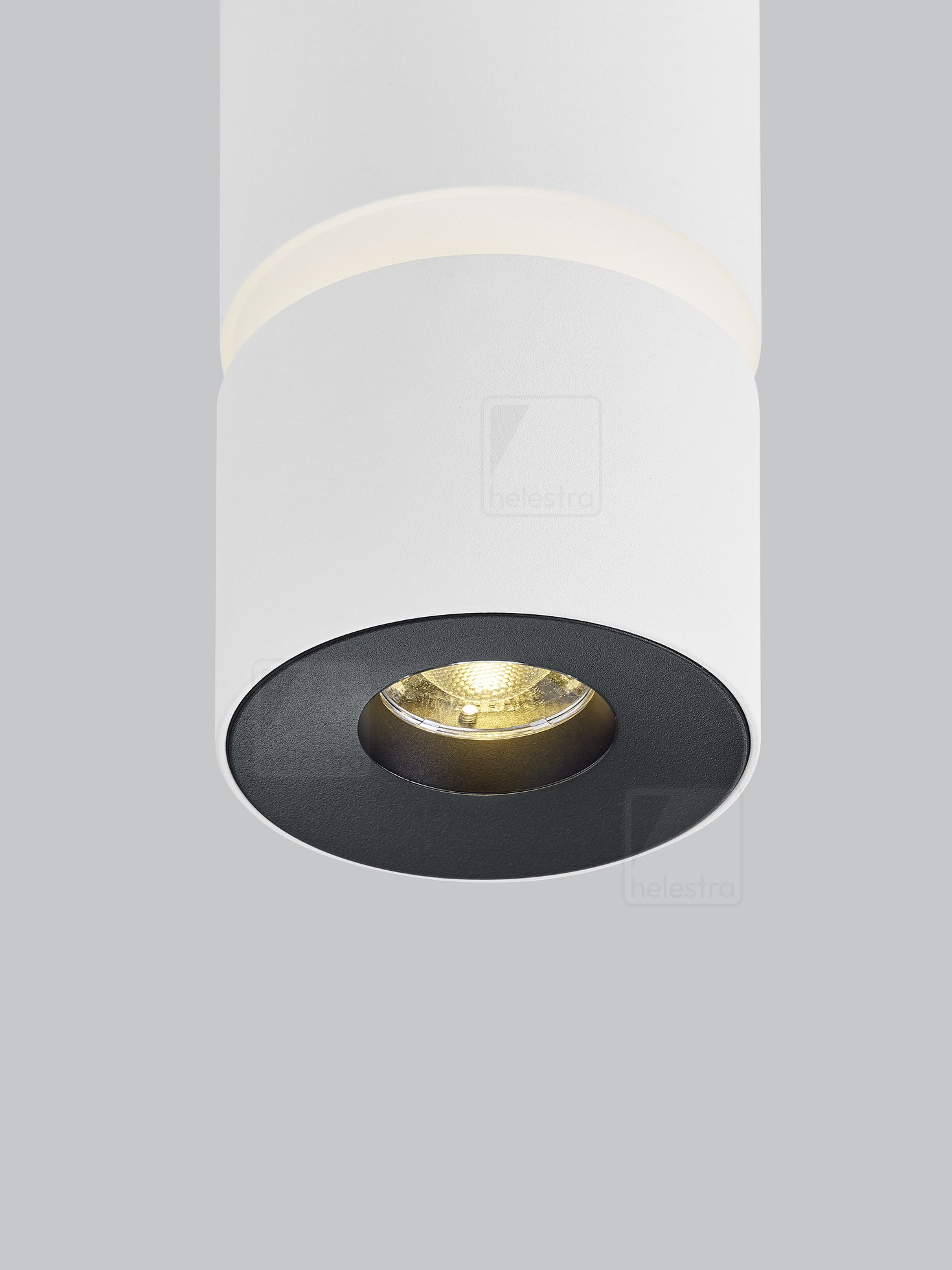 Helestra ROK  Plafonnier aluminium blanc mat