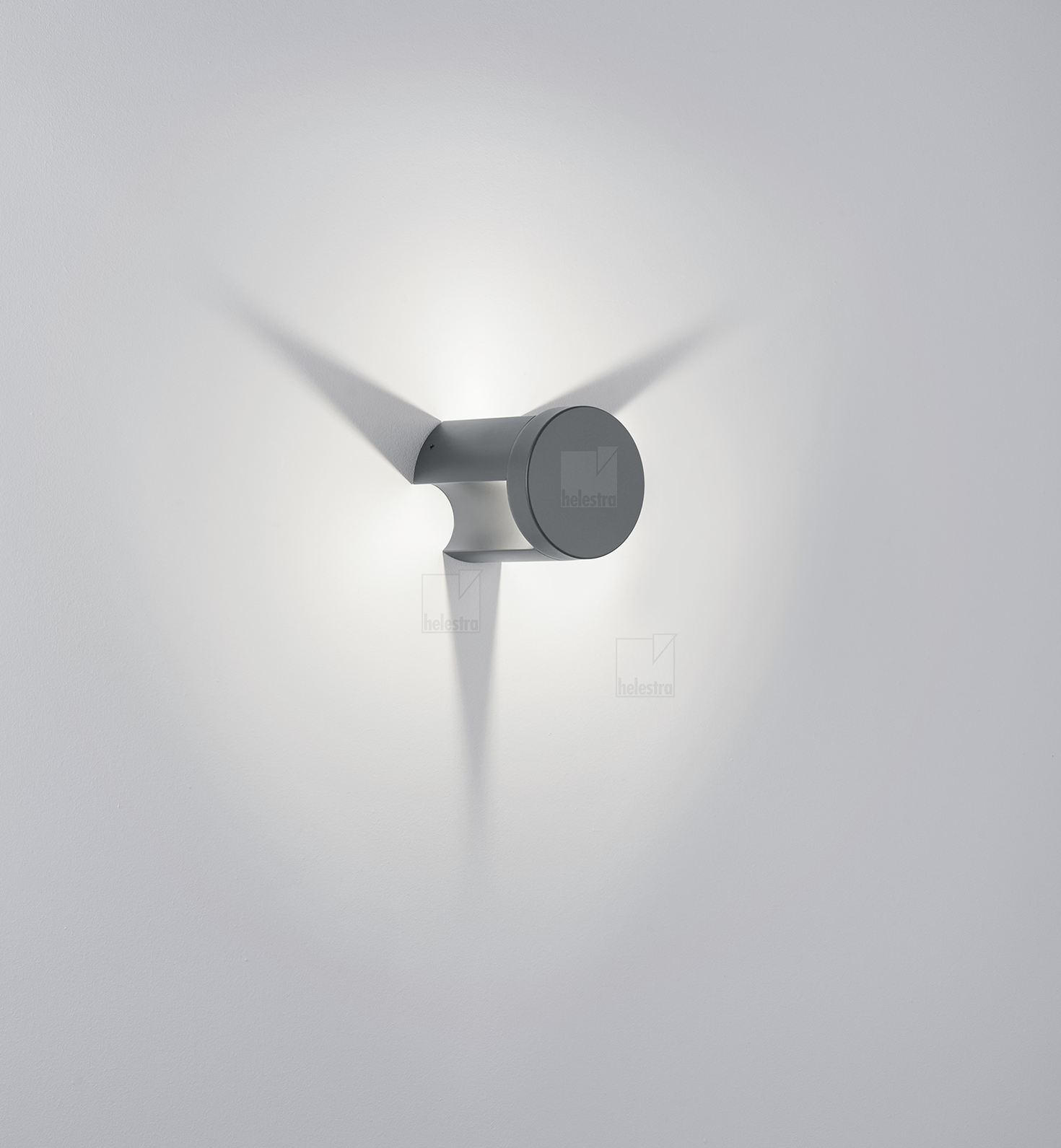 Helestra SKY  Wandleuchte Aluminium graphit