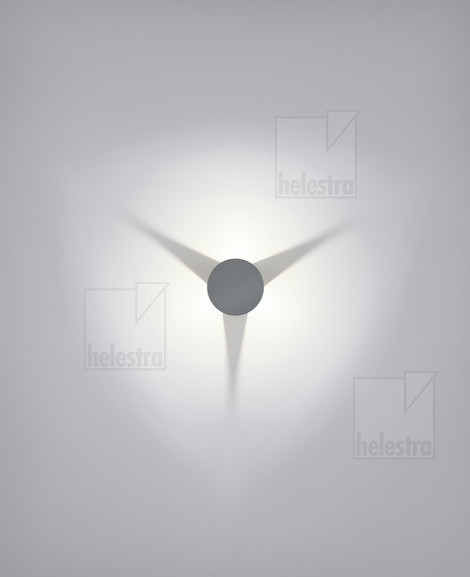 Helestra SKY  Wandleuchte Aluminium graphit