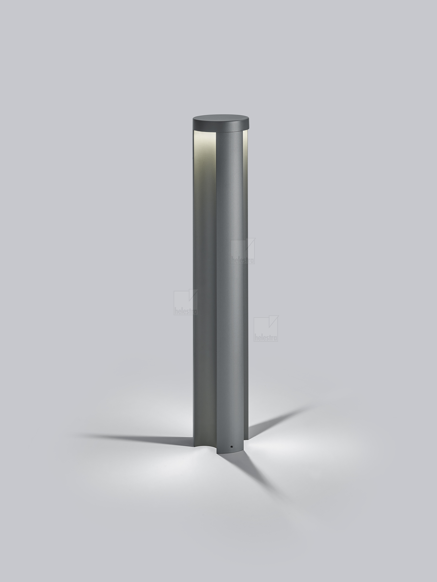 Helestra SKY  Pollerleuchte Aluminium graphit