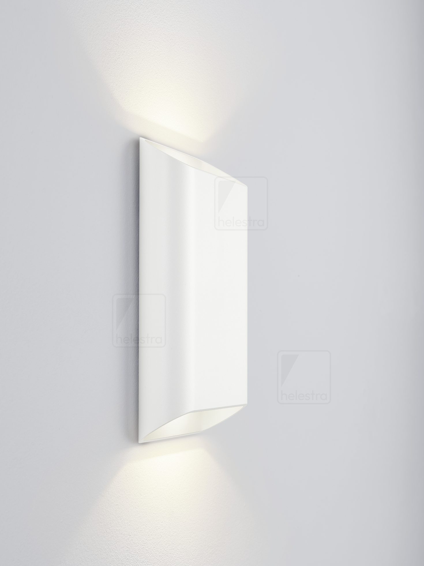 Helestra TOCO  applique aluminium blanc mat