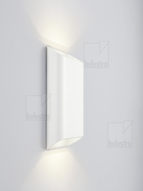 Helestra TOCO  Wandleuchte Aluminium mattweiß