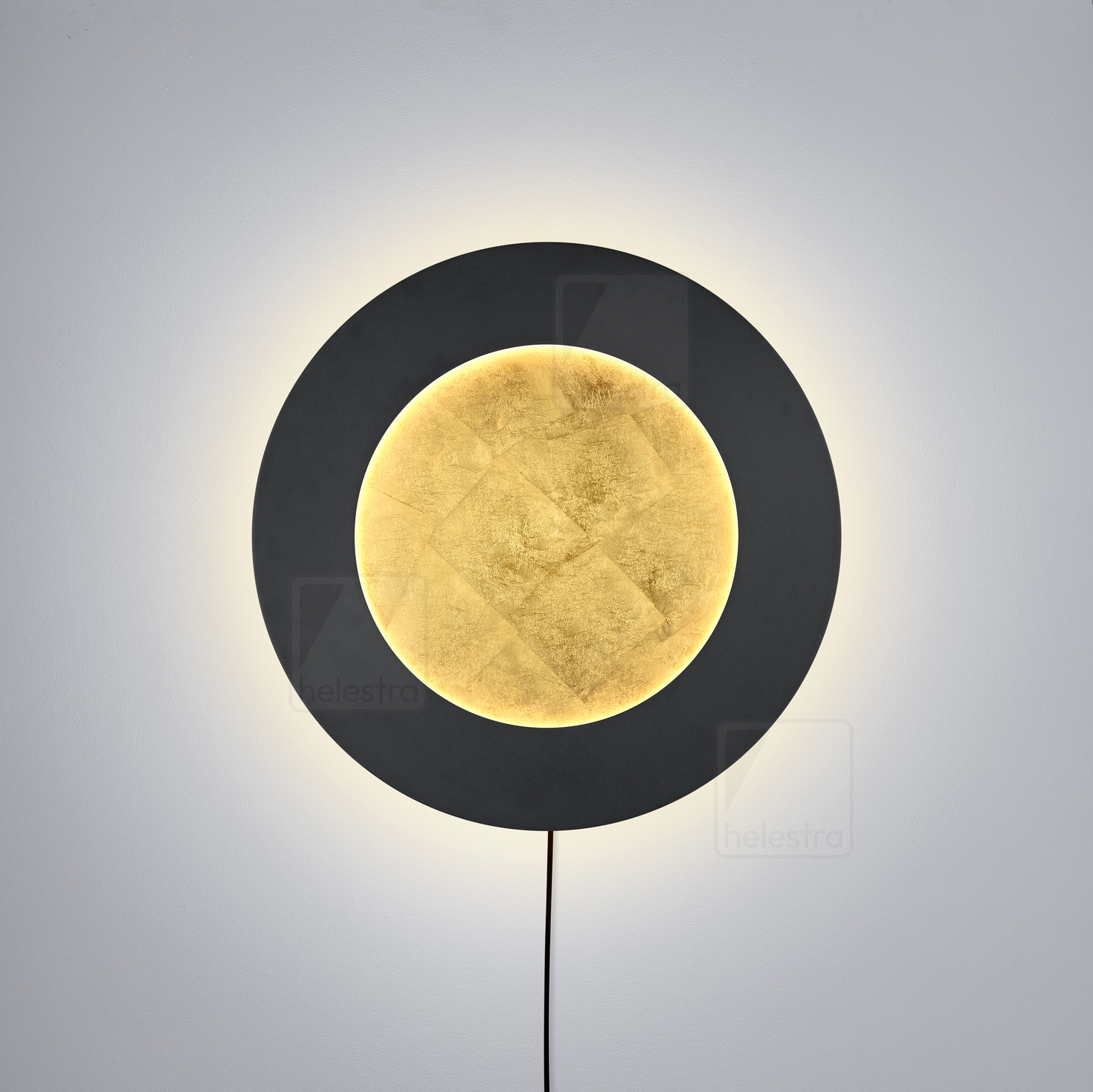 Helestra TURA  wall luminaire ceiling luminaire steel black -gold