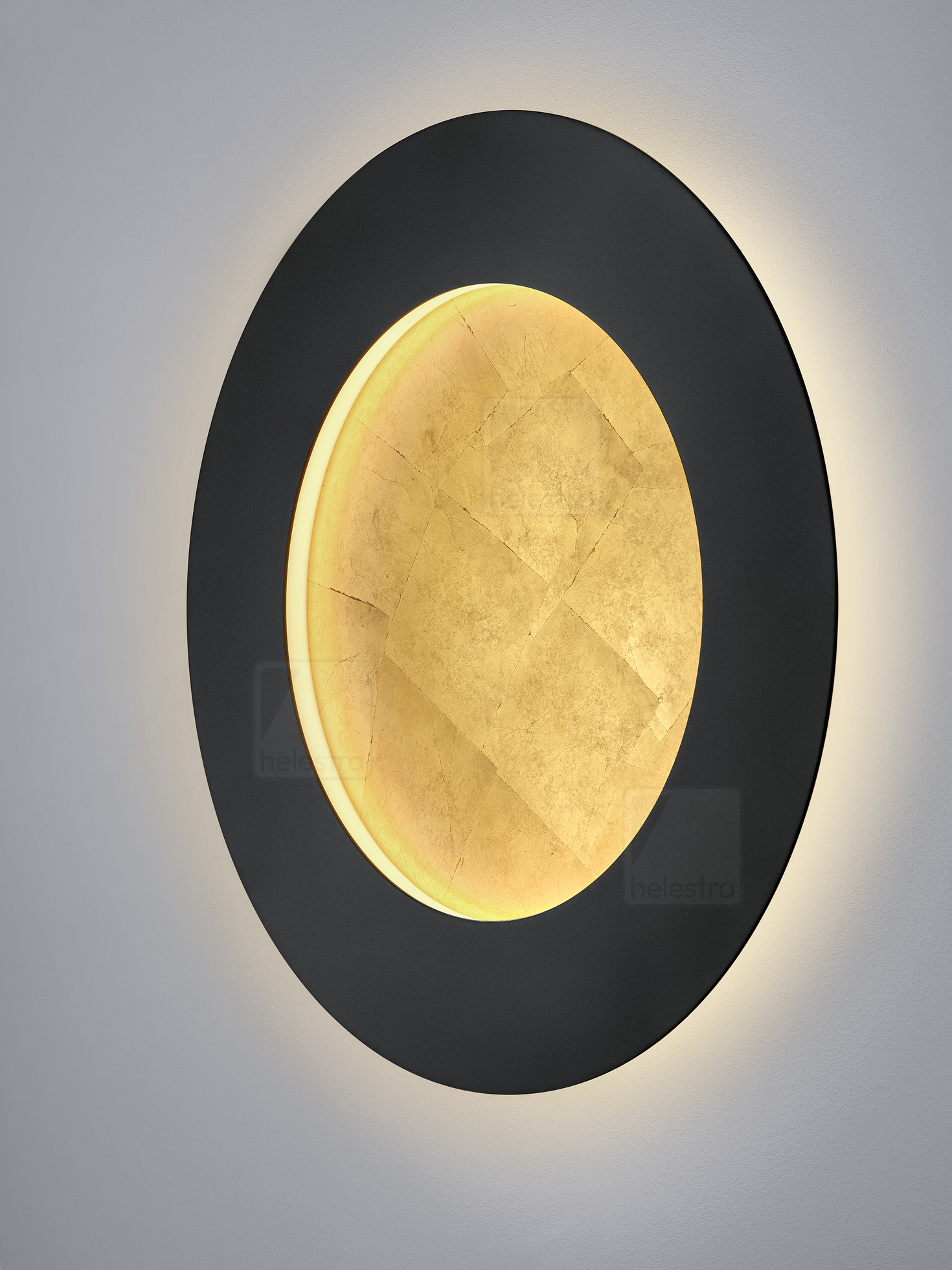 Helestra TURA  wall luminaire ceiling luminaire steel black -gold