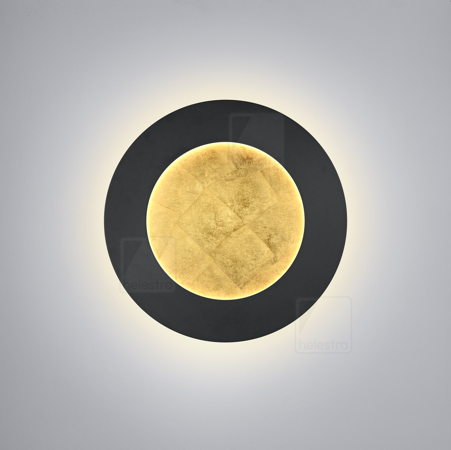Helestra TURA  wall luminaire ceiling luminaire steel black -gold