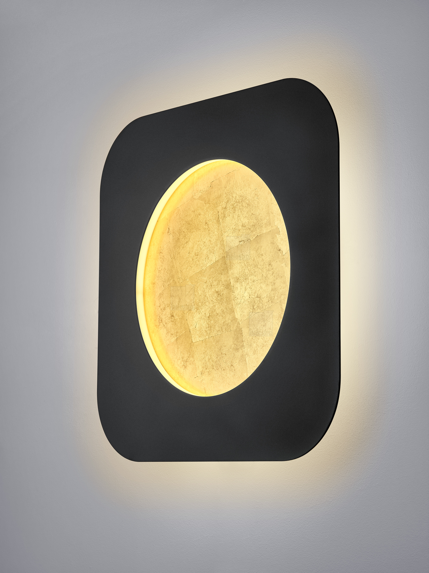 Helestra TURA  Wandleuchte Deckenleuchte Stahl schwarz - gold