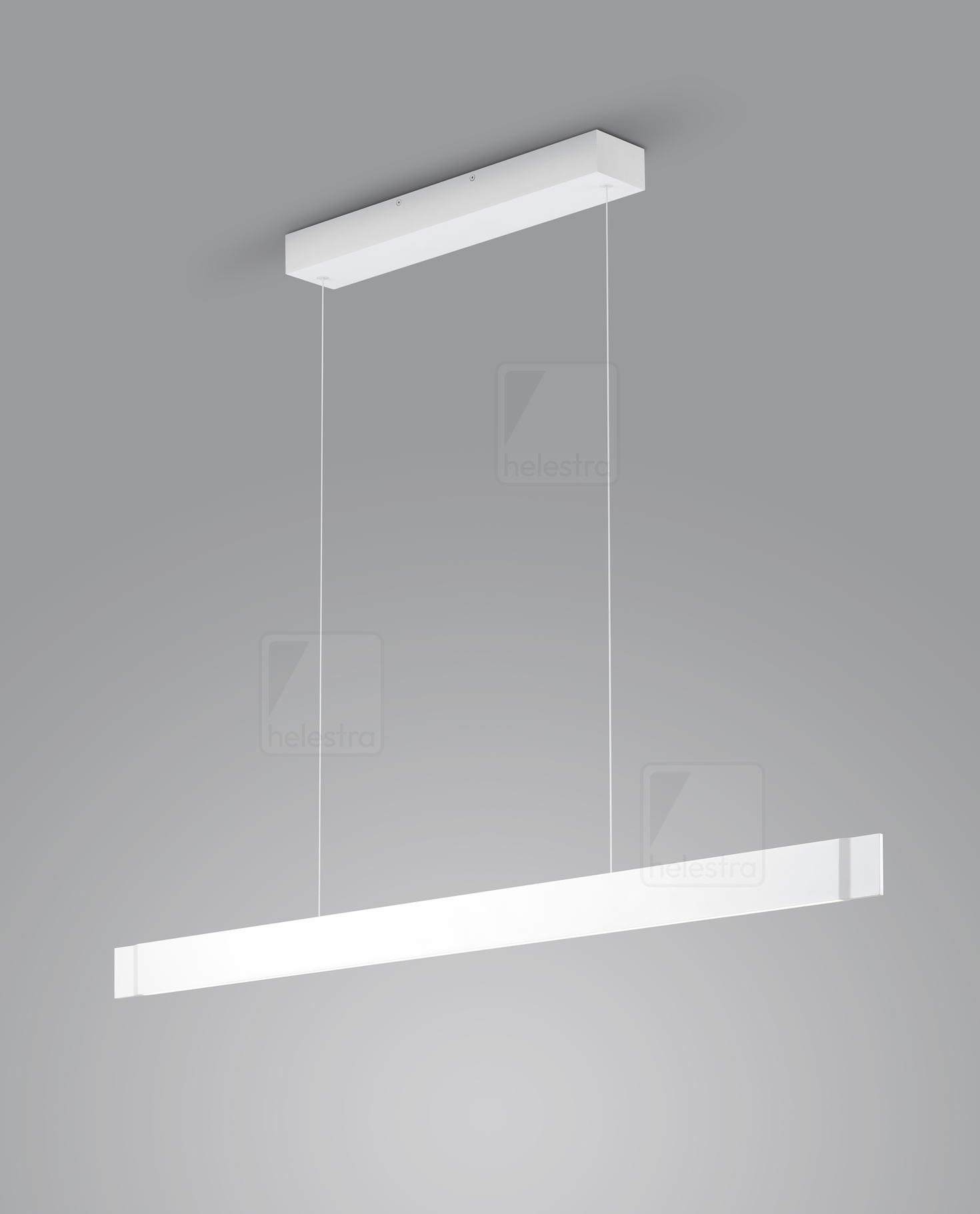 Helestra VANA  suspension lumineuse aluminium blanc mat