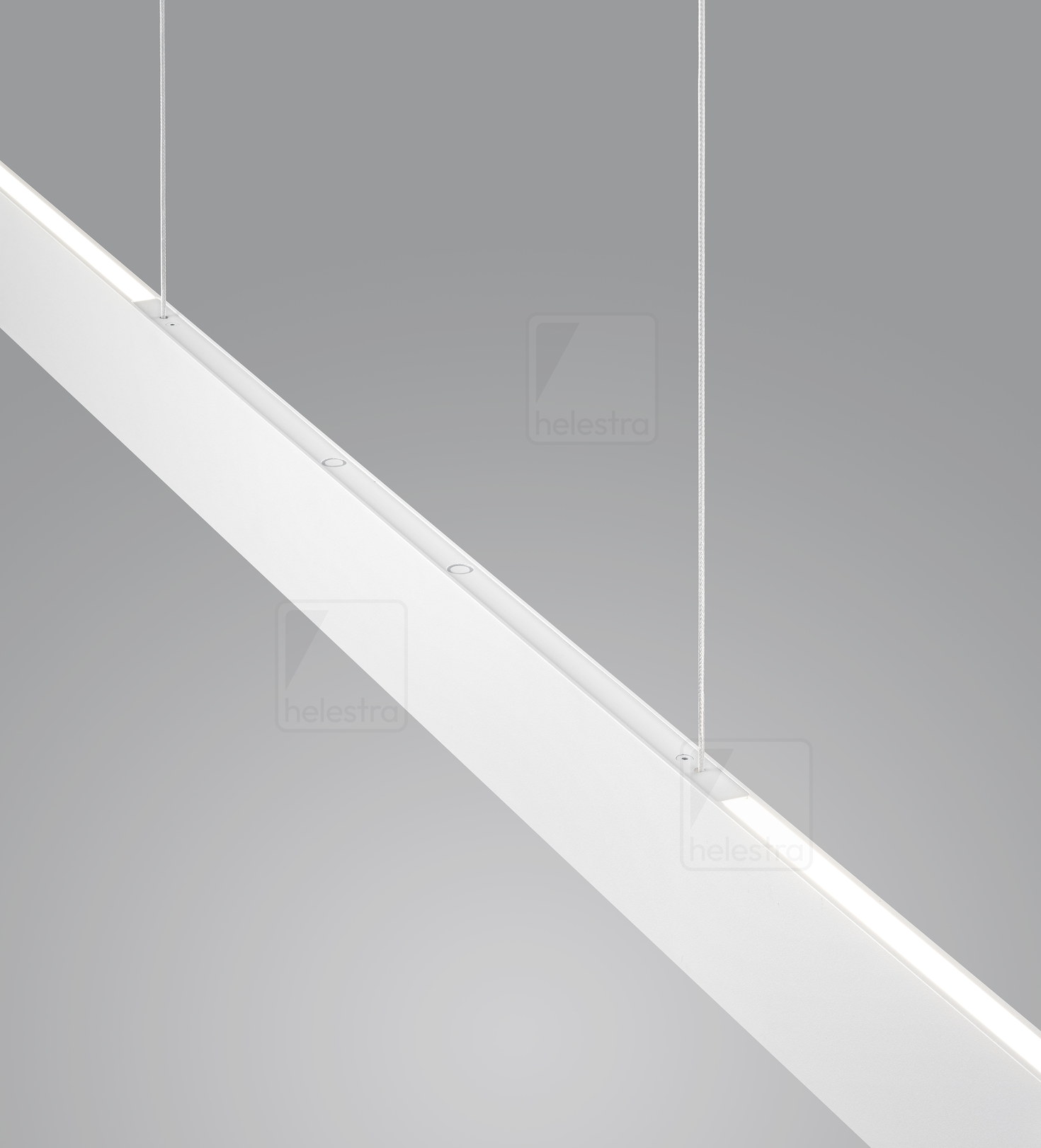 Helestra VANA  suspension lumineuse aluminium blanc mat